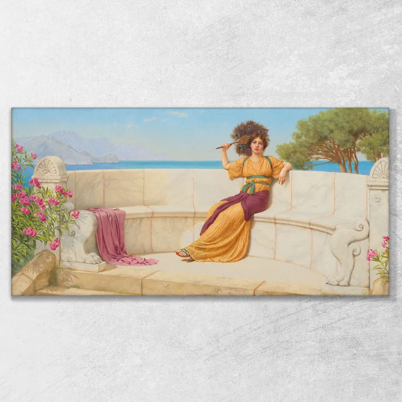 Nel Pieno Delle Fantasticherie Estive John William Godward