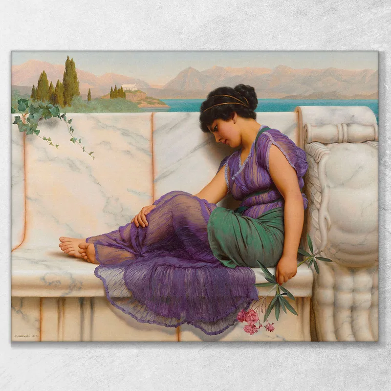 Ociosidad De Verano; Sueños Diurnos John William Godward