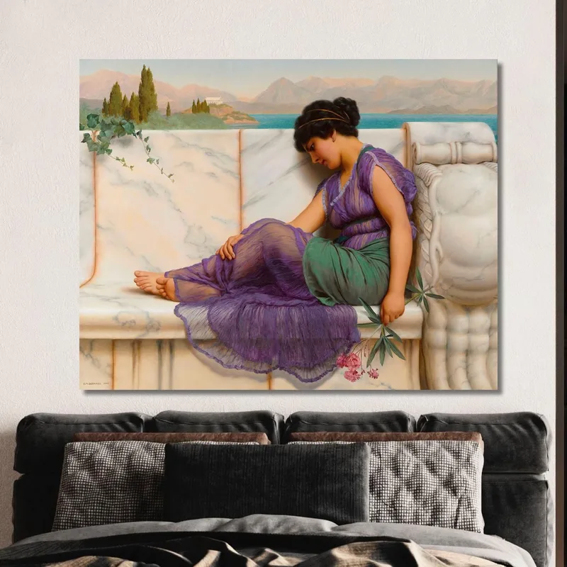 Ociosidad De Verano; Sueños Diurnos John William Godward