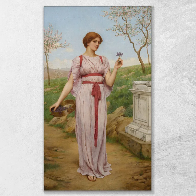 El Ramillete John William Godward