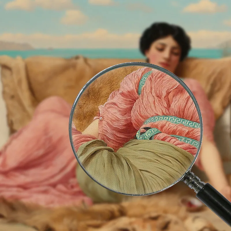 La Mascota Tranquila John William Godward