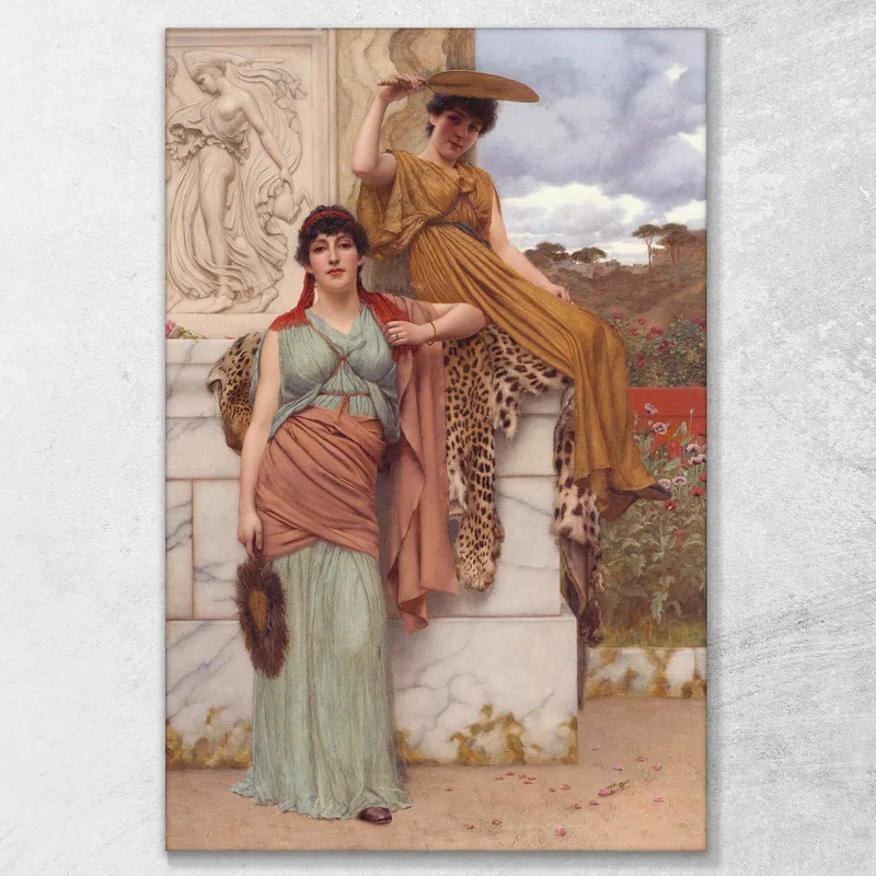 Esperando La Procesión John William Godward