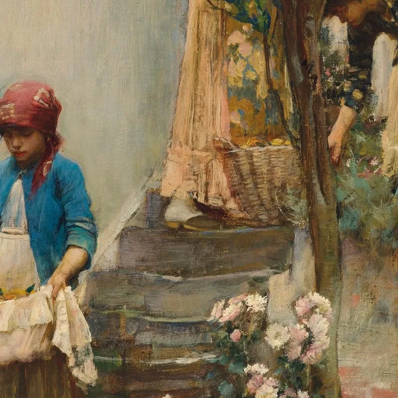 Ein Orangengarten John William Waterhouse