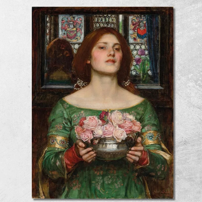 Pflückt Die Rosen, Solange Ihr Könnt John William Waterhouse drucken auf leinwand