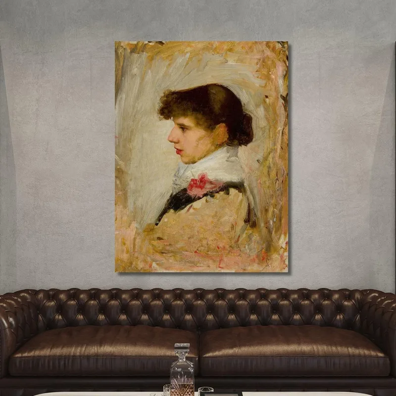 Kopf Eines Modells 2 John William Waterhouse