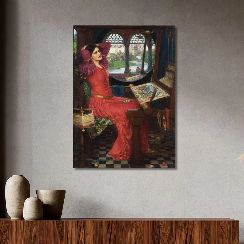 Ich Bin Halbkrank Vor Schatten Sagte Die Dame Von Shalott John William Waterhouse