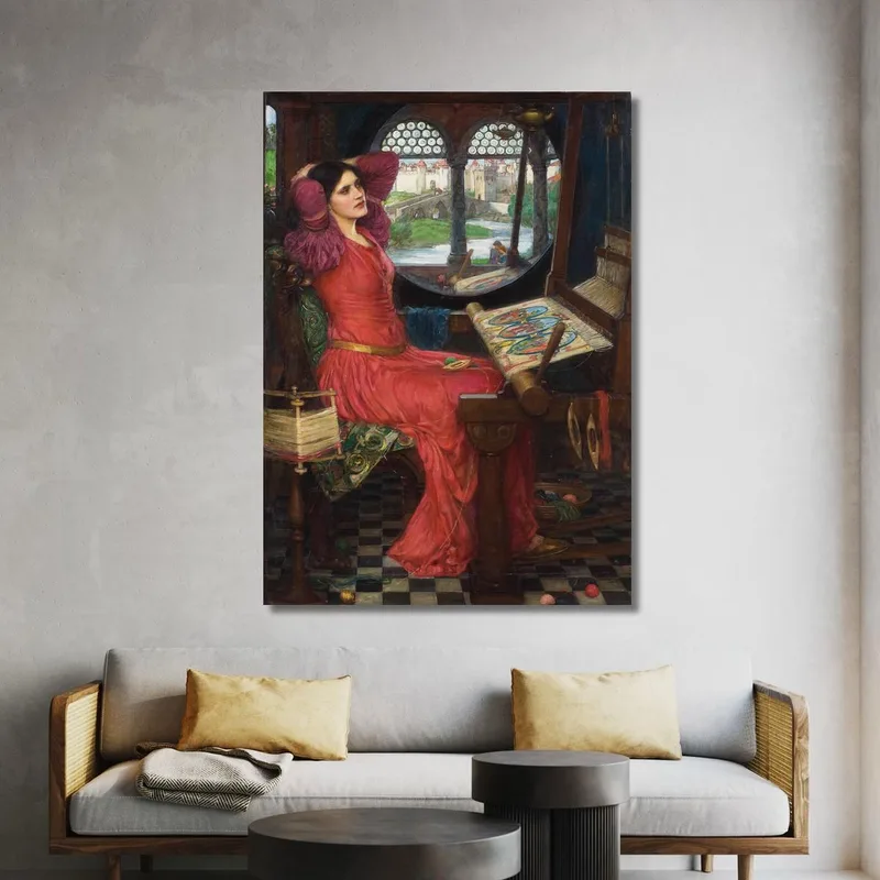 Ich Bin Halbkrank Vor Schatten Sagte Die Dame Von Shalott John William Waterhouse