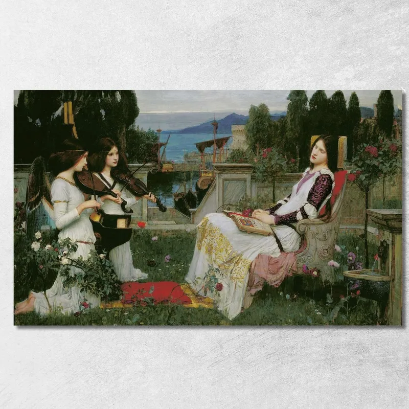 Sainte Cécile John William Waterhouse tableau impression sur toile