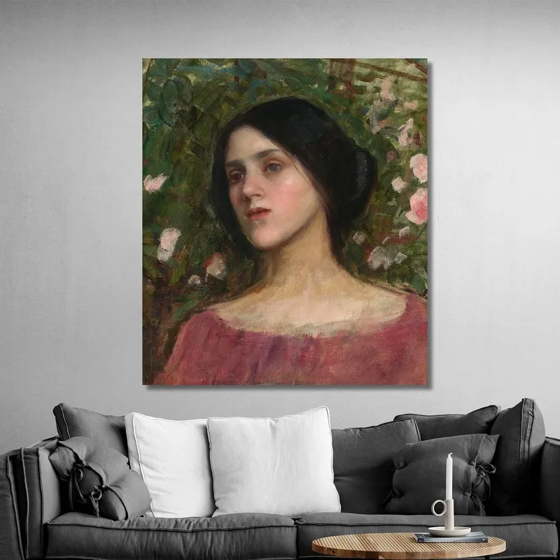 La Tonnelle De Roses John William Waterhouse