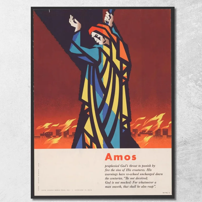 Amos Joseph Binder quadro stampa su tela