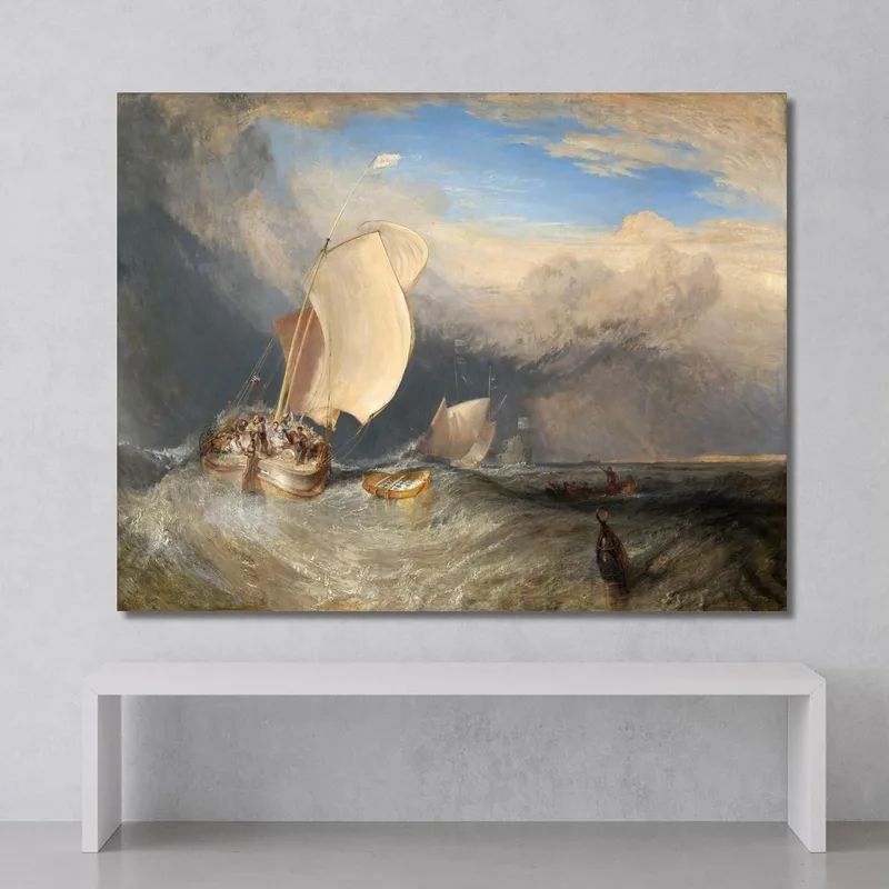 Fishing Boats With Hucksters Bargaining For Fish Joseph Mallord William Turner