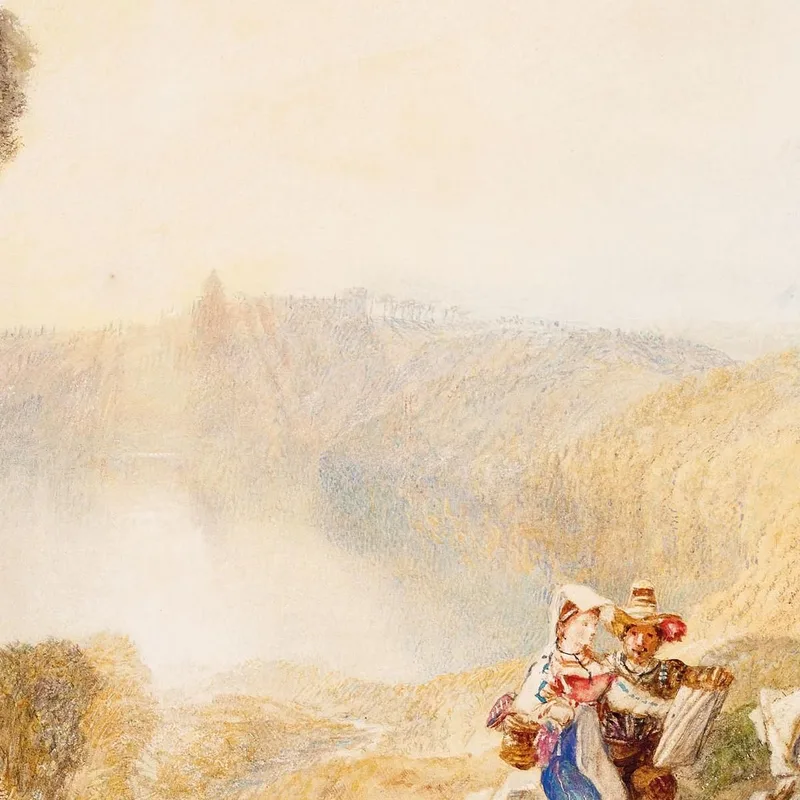 Lake Albano Italy Joseph Mallord William Turner