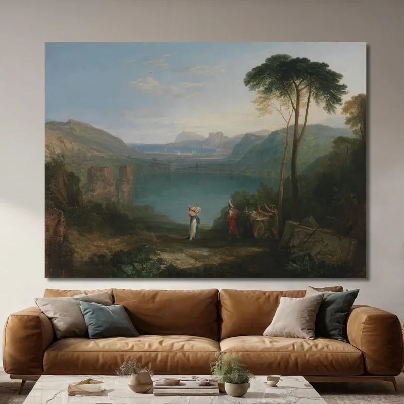 Lago Averno_ Eneas Y La Sibila De Cuma Joseph Mallord William Turner