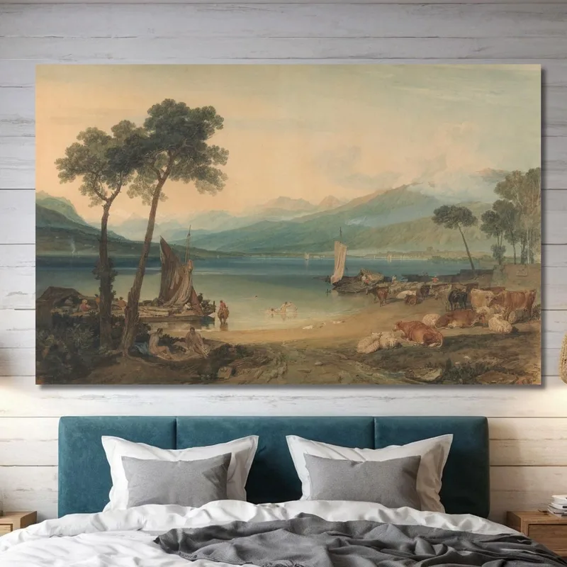 Lac Léman Et Mont Blanc Joseph Mallord William Turner