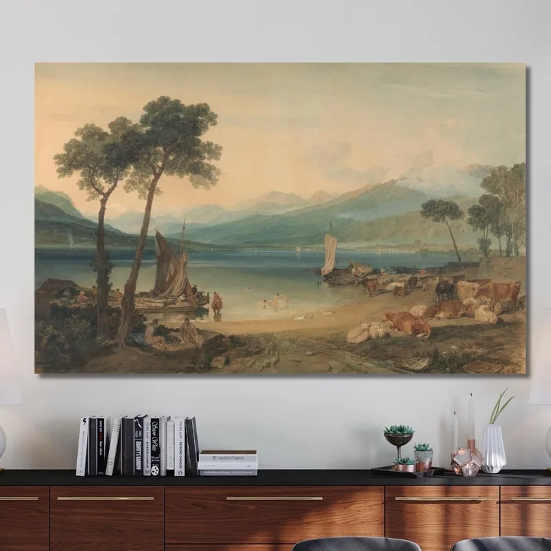 Lac Léman Et Mont Blanc Joseph Mallord William Turner