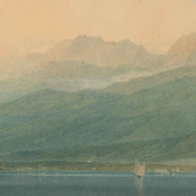 Lac Léman Et Mont Blanc Joseph Mallord William Turner