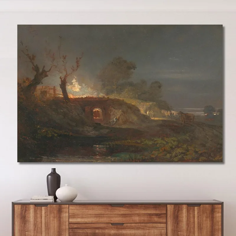 Kalkofen In Coalbrookdale Joseph Mallord William Turner