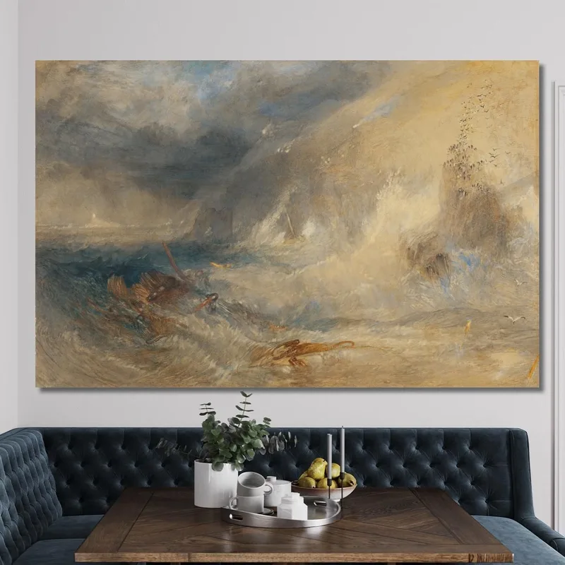 Fin Del Mundo Del Faro De Long Ship Joseph Mallord William Turner