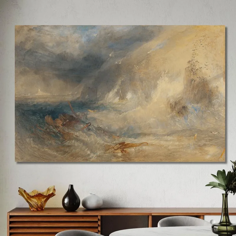 Fin Del Mundo Del Faro De Long Ship Joseph Mallord William Turner
