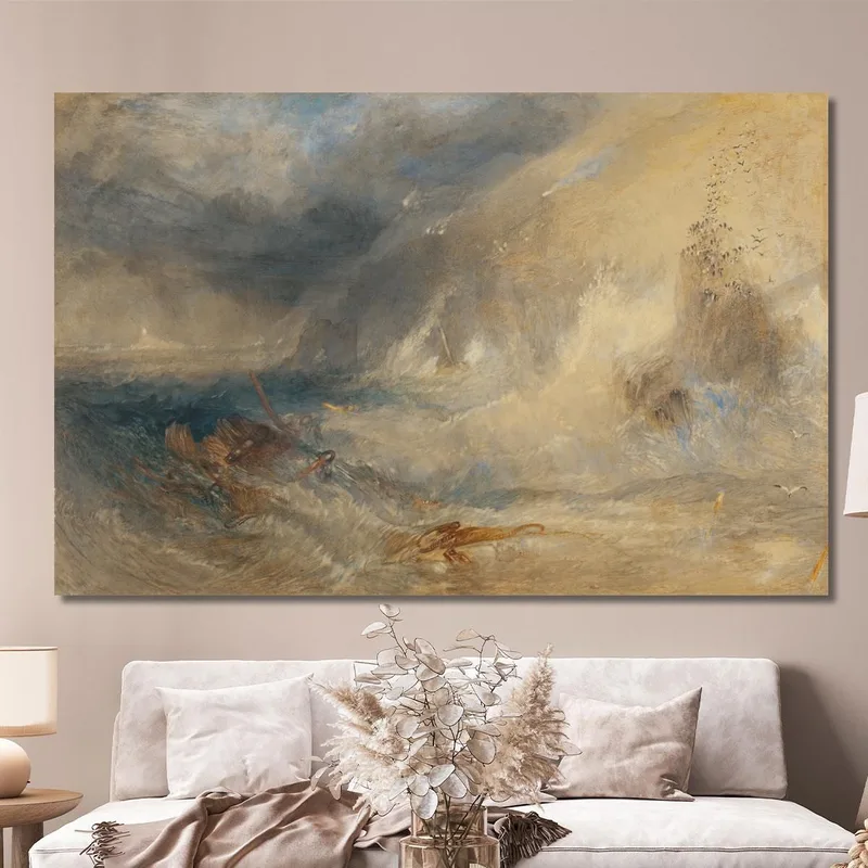 Fin Del Mundo Del Faro De Long Ship Joseph Mallord William Turner