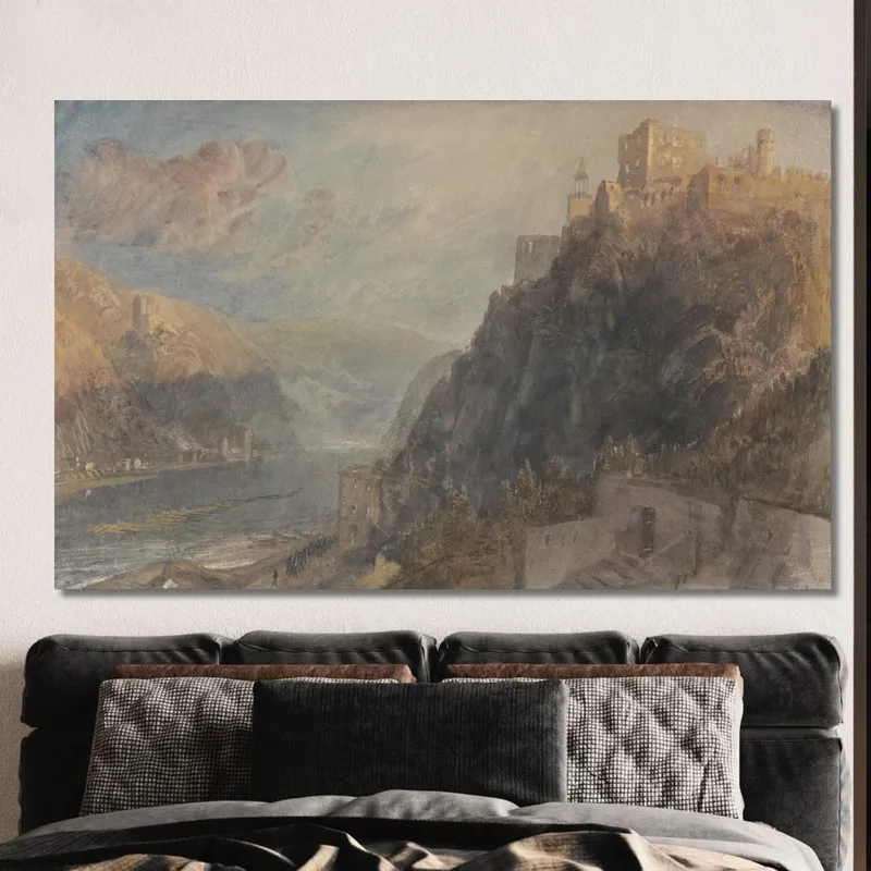 Rheinfels Mirando A Katz Y Gourhausen Joseph Mallord William Turner