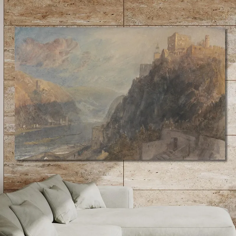 Rheinfels Mirando A Katz Y Gourhausen Joseph Mallord William Turner