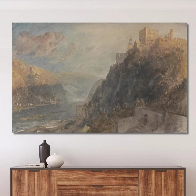 Rheinfels Mirando A Katz Y Gourhausen Joseph Mallord William Turner