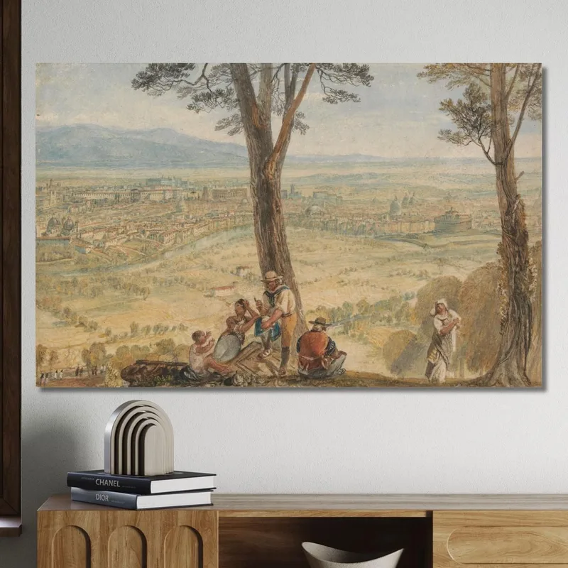 Roma Da Monte Mario Joseph Mallord William Turner