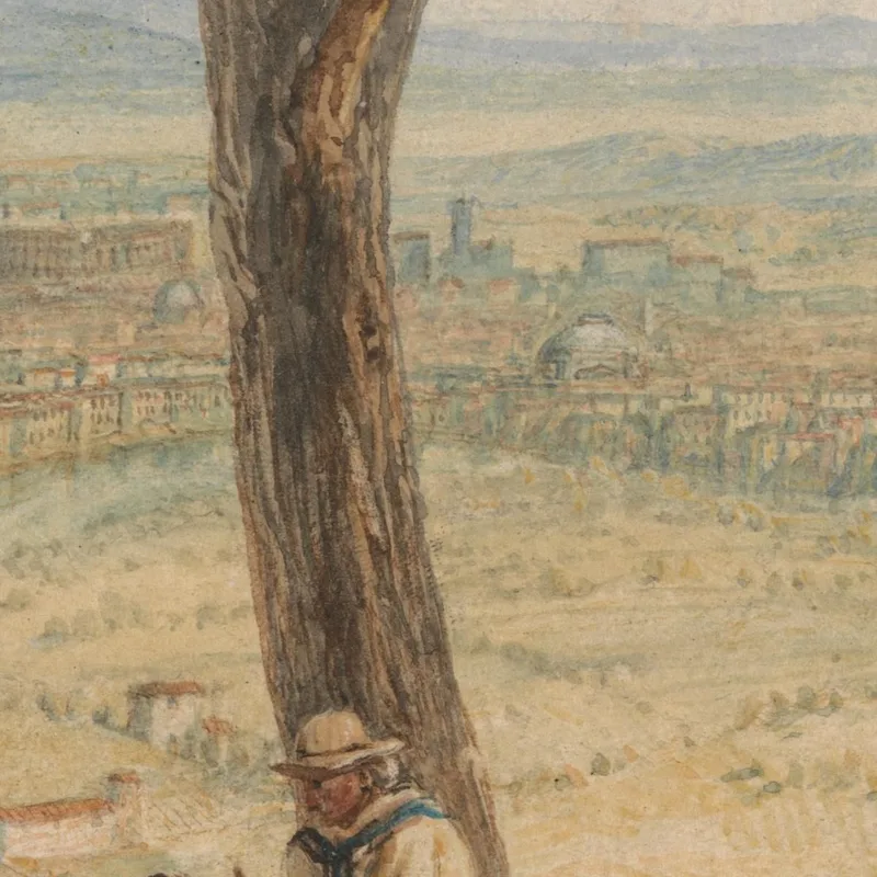 Roma Da Monte Mario Joseph Mallord William Turner