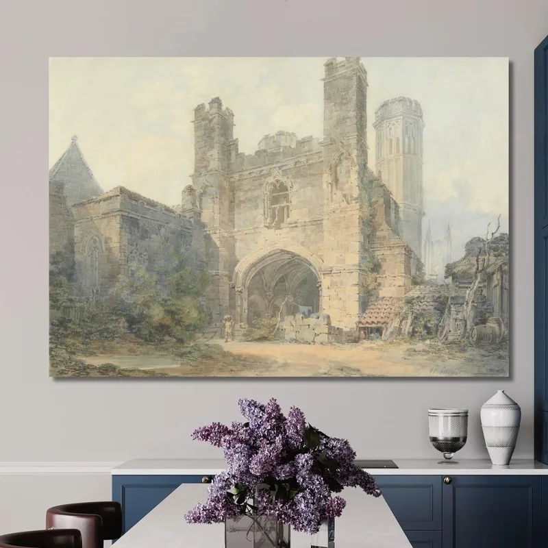 Porte Saint-Augustin De Canterbury Joseph Mallord William Turner