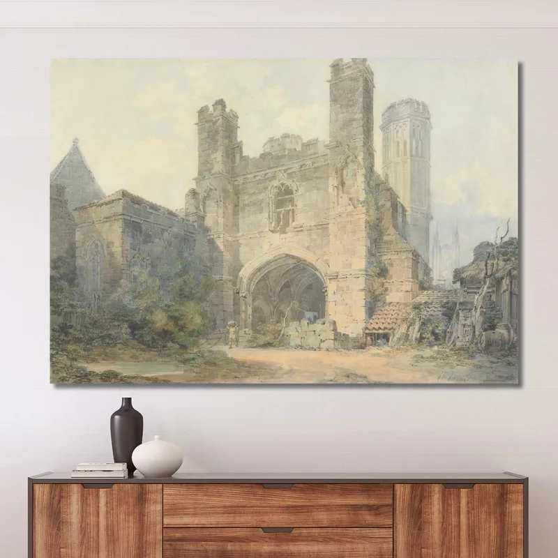 Porte Saint-Augustin De Canterbury Joseph Mallord William Turner