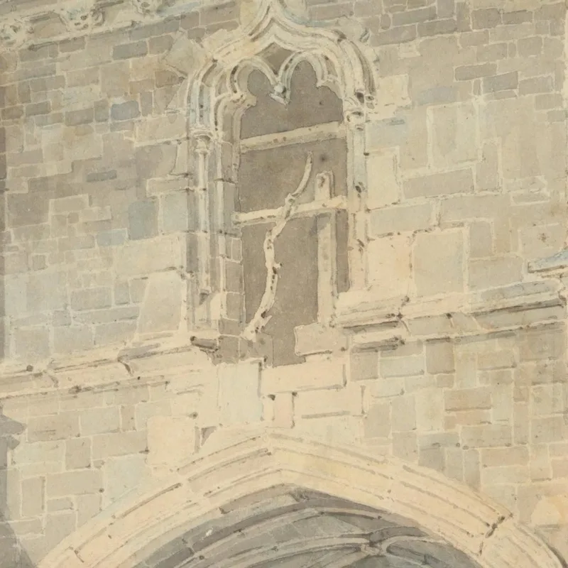 Porte Saint-Augustin De Canterbury Joseph Mallord William Turner