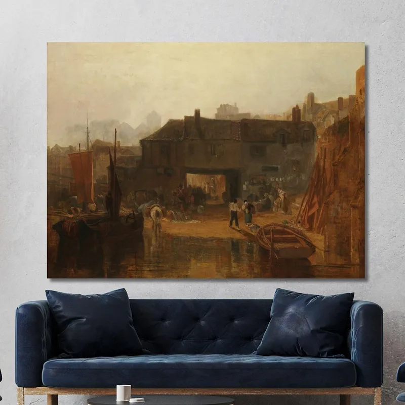 Saltash Avec Le Water Ferry Cornwall Joseph Mallord William Turner