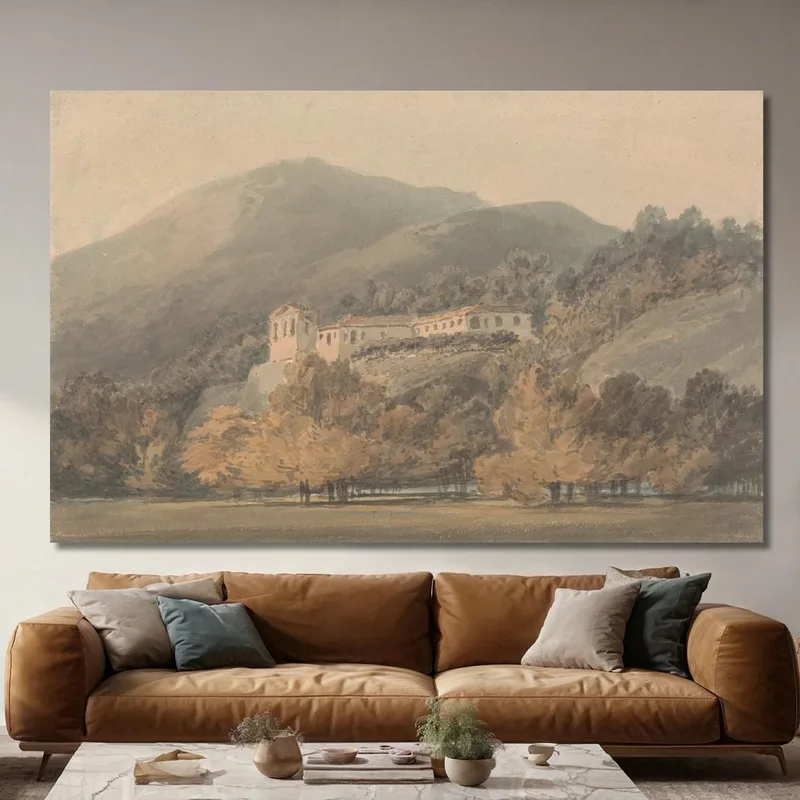 Santa Lucia Ein Kloster In Der Nähe Von Caserta Joseph Mallord William Turner