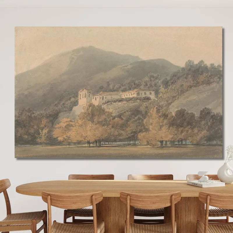 Santa Lucia Ein Kloster In Der Nähe Von Caserta Joseph Mallord William Turner