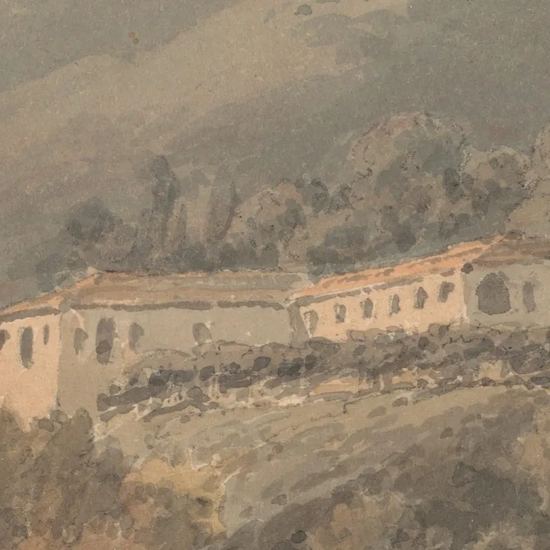 Santa Lucia Ein Kloster In Der Nähe Von Caserta Joseph Mallord William Turner