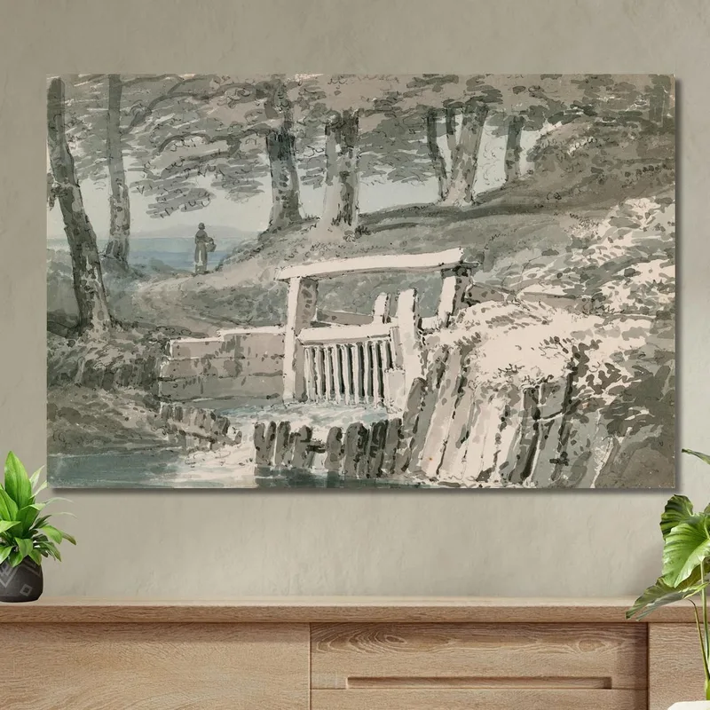 Esclusa Netley Abbey Hampshire Joseph Mallord William Turner