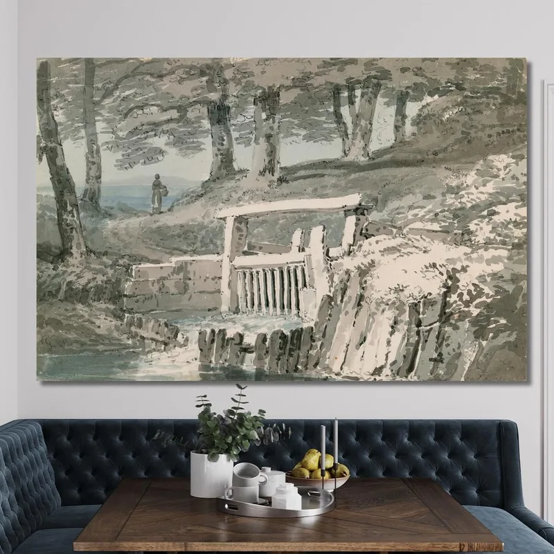 Esclusa Netley Abbey Hampshire Joseph Mallord William Turner