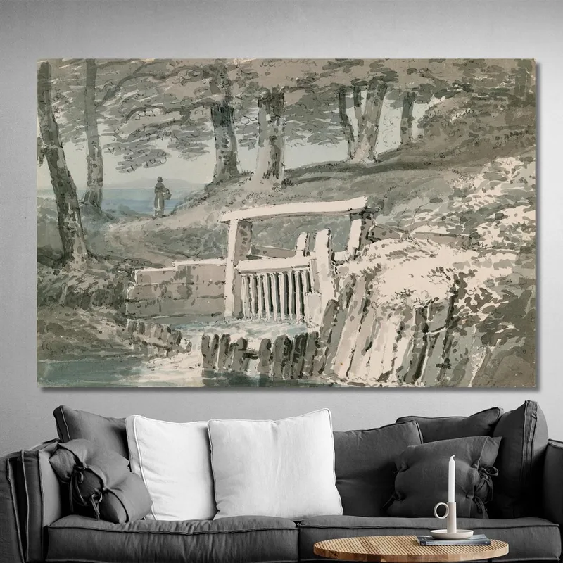 Esclusa Netley Abbey Hampshire Joseph Mallord William Turner