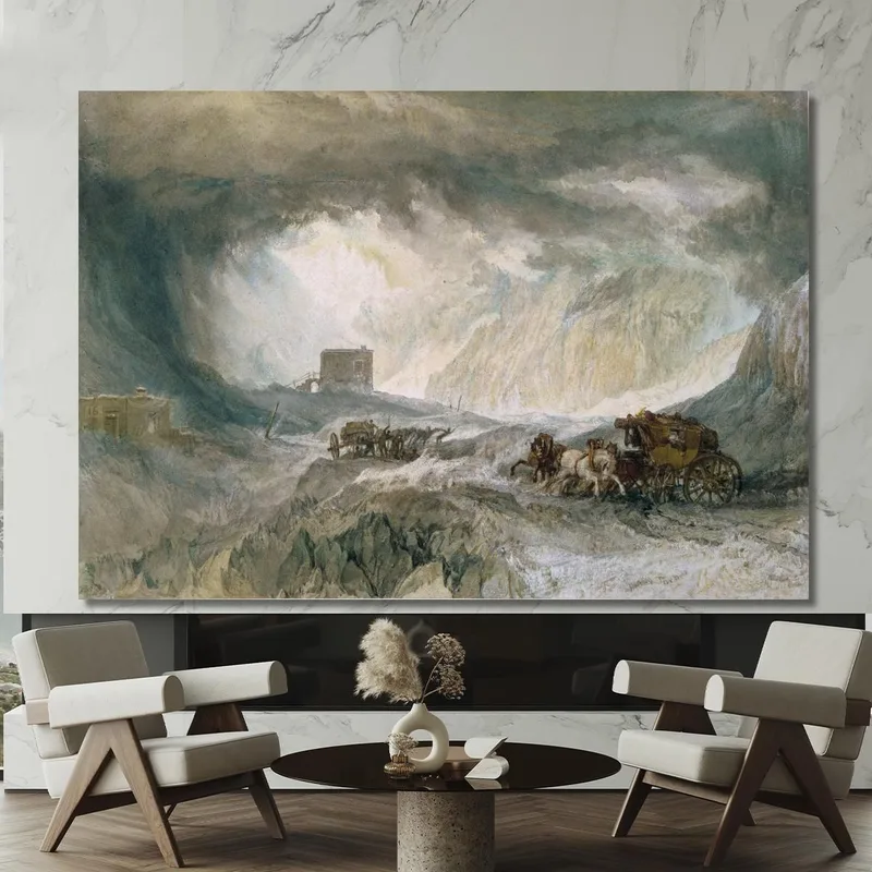 Tormenta De Nieve Mont Cenis Joseph Mallord William Turner