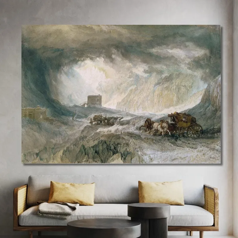 Tormenta De Nieve Mont Cenis Joseph Mallord William Turner
