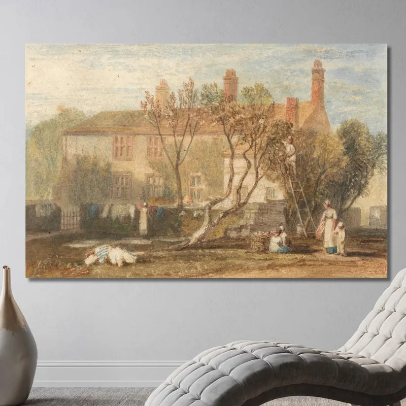 Casa Señorial Steeton Cerca De Farnley Joseph Mallord William Turner