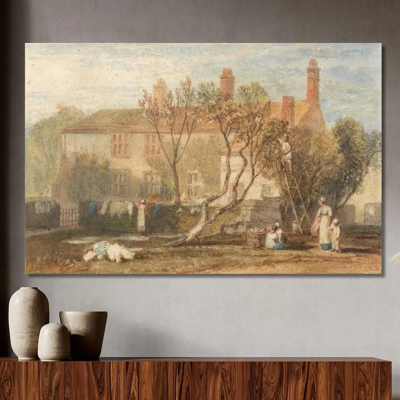 Casa Señorial Steeton Cerca De Farnley Joseph Mallord William Turner