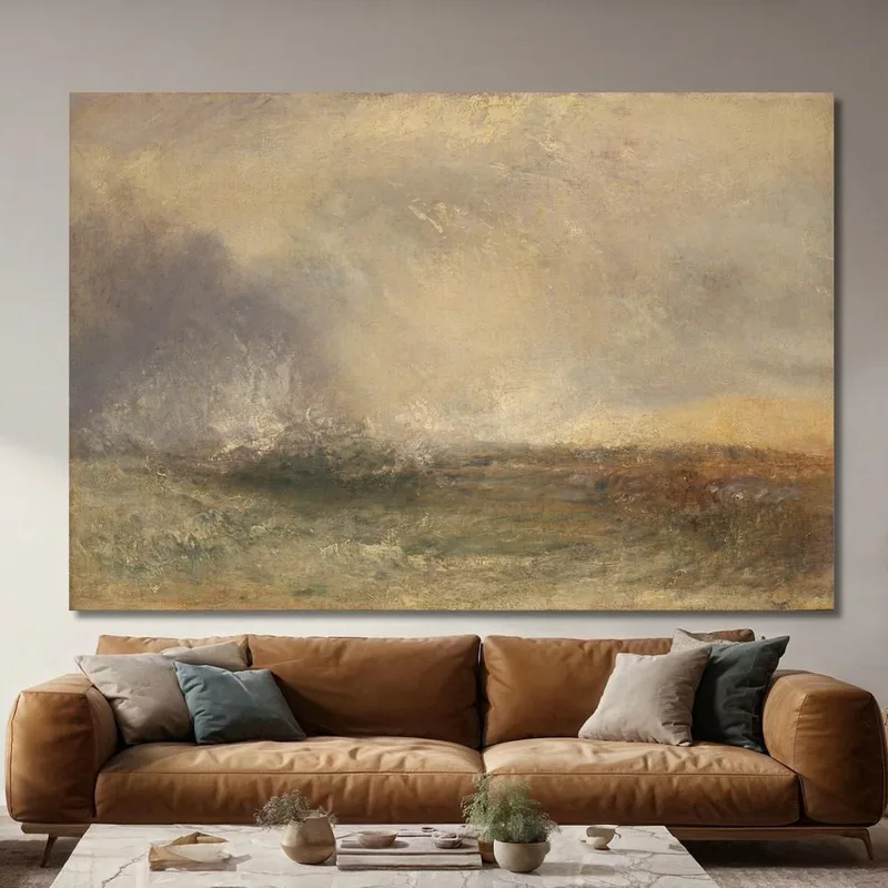 Mar Tempestuoso Rompiendo En La Orilla Joseph Mallord William Turner