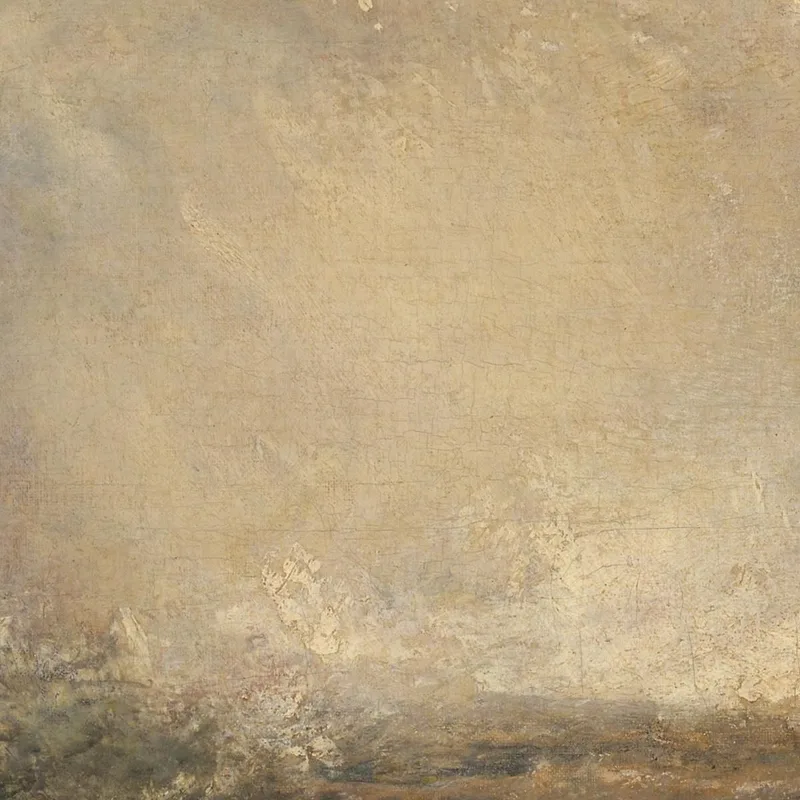 Mar Tempestuoso Rompiendo En La Orilla Joseph Mallord William Turner