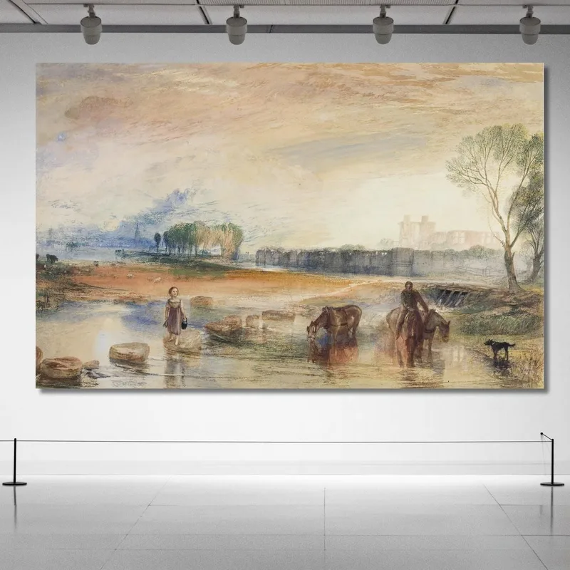Atardecer Y Salida De La Luna Joseph Mallord William Turner