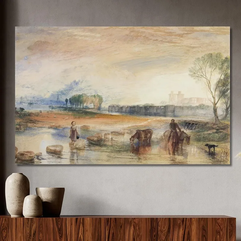 Atardecer Y Salida De La Luna Joseph Mallord William Turner