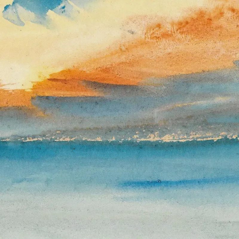 Puesta De Sol Sobre El Agua Joseph Mallord William Turner