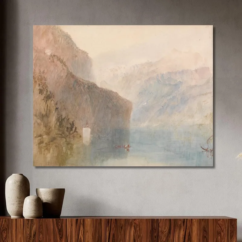 Capilla De Tell En El Lago De Lucerna Joseph Mallord William Turner