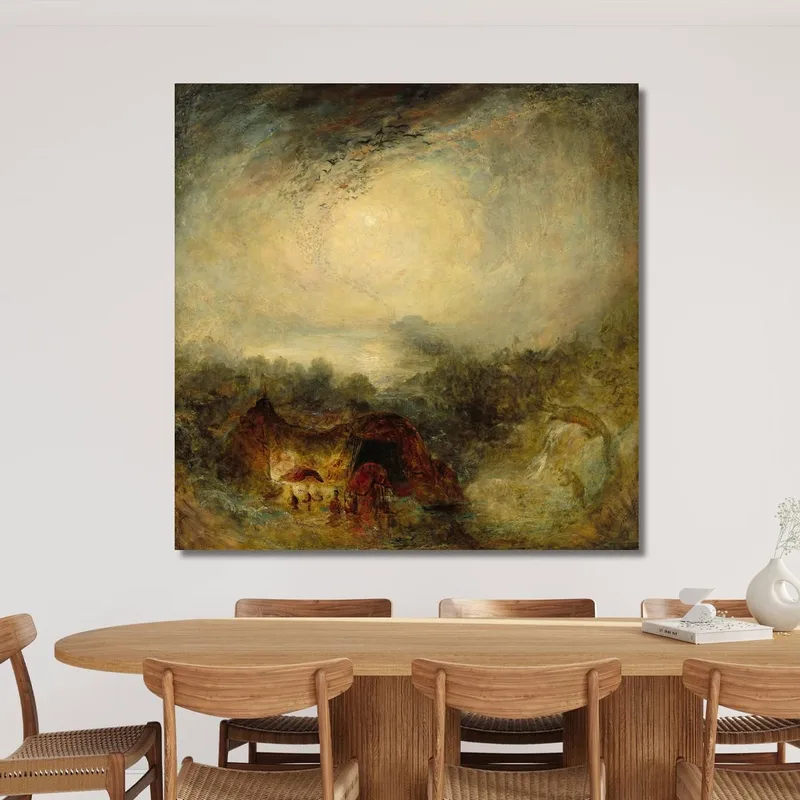 The Evening Of The Deluge Joseph Mallord William Turner